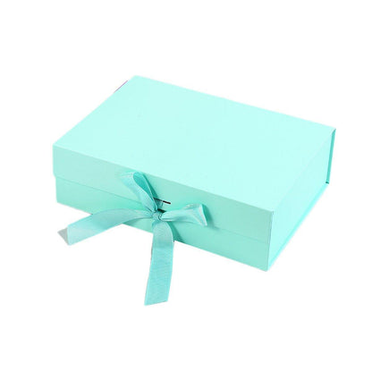 5X Medium Premium Gift Boxes with Ribbon Multi-Color Hamper Packaging Set - Orange