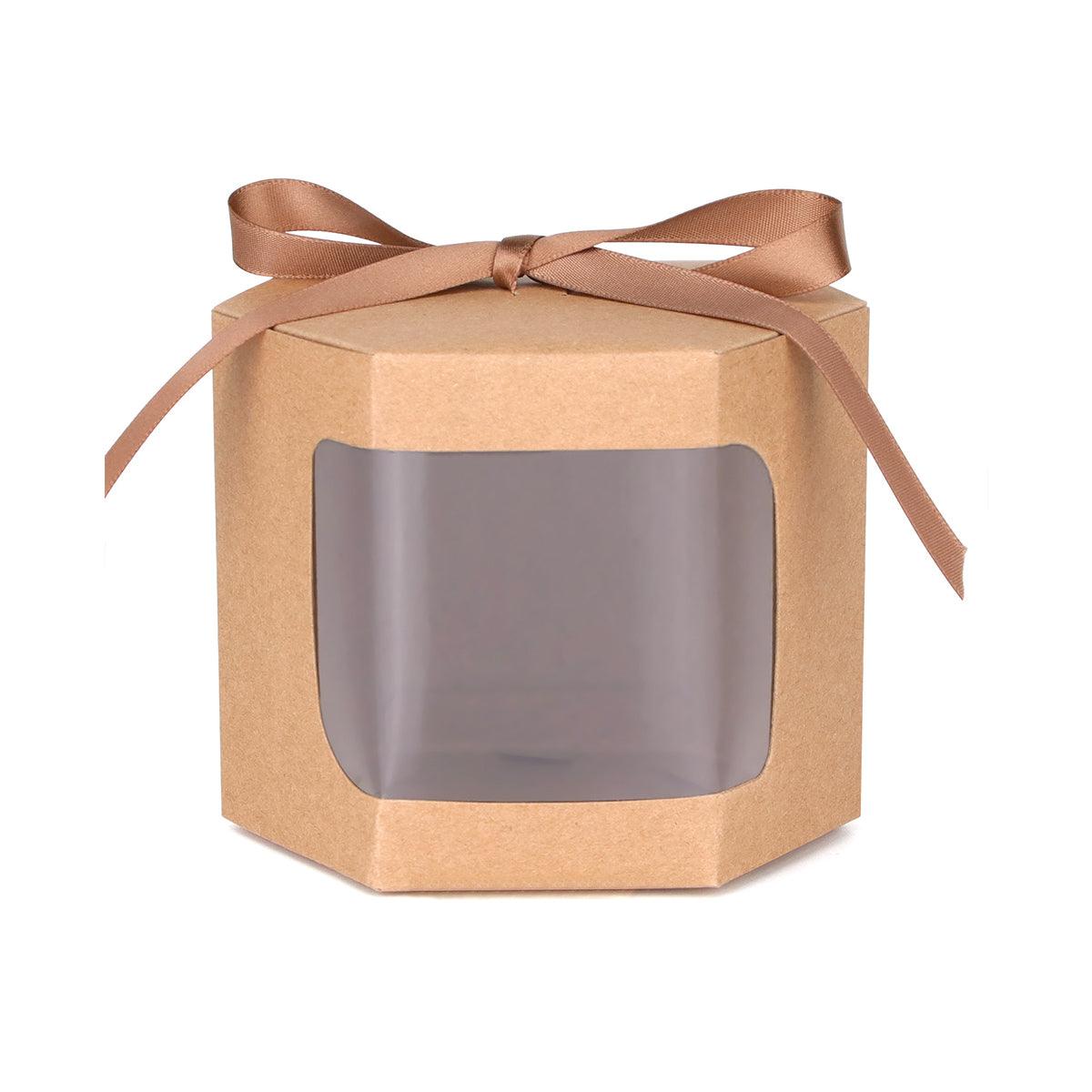 20PCS Small Gift Box Candy Storage Box Party Favor Treat Packaging Recyclable - Kraft-L
