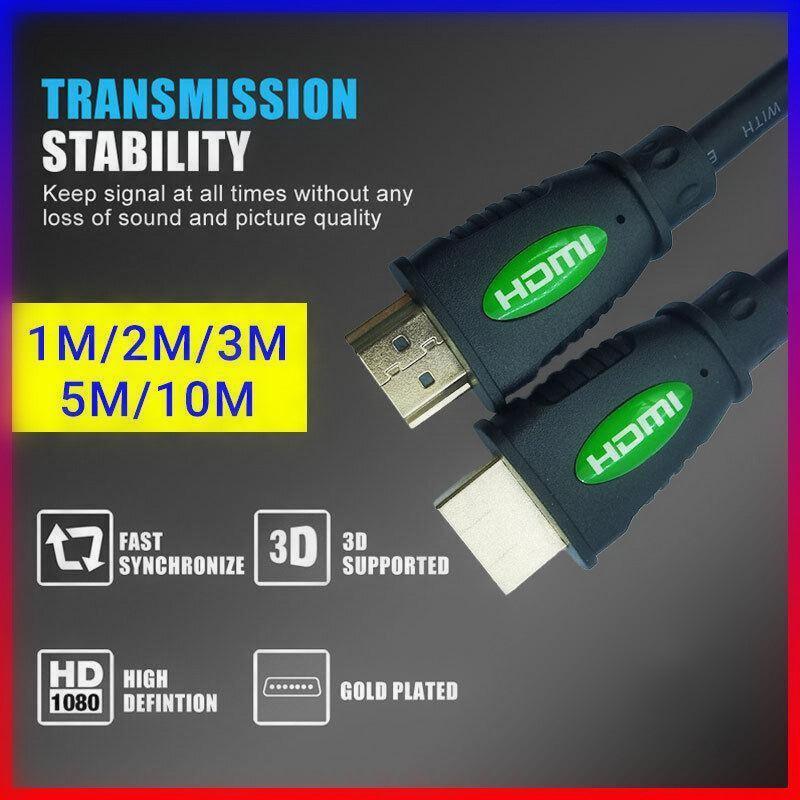 1-5M HDMI V2.0 Cable 4K Ultra HD 1080P 3D & High-Speed Ethernet - 10M