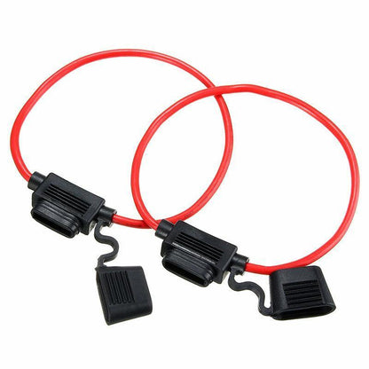 10Pcs 12V 40A Waterproof Standard Blade Inline Fuse Holder