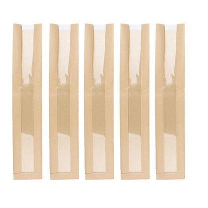 200PCS Transparent Food Greaseproof Bags French Bread Baguette Packaging Pouc - 35X11CM