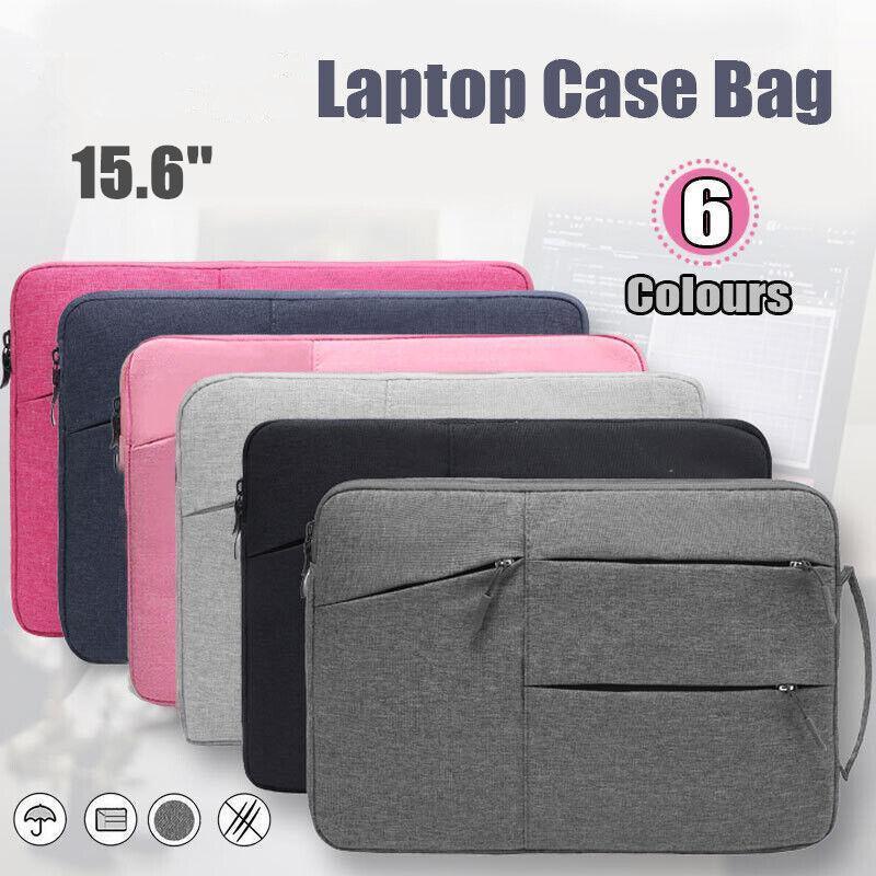 Laptop Sleeve Travel Bag Carry Case For Macbook Air Pro 15.6 - Dark Grey"