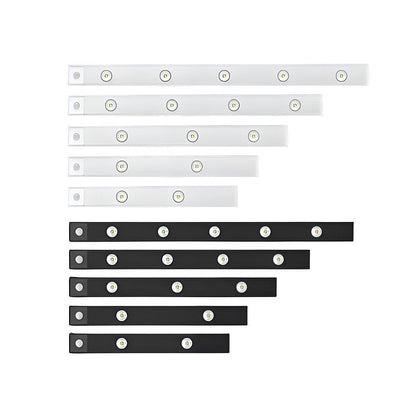 Ultra-Thin Intelligent LED Motion-Sensing Light Bar Rechargeable Strip Lamp - Remote Control Model - White 60cm