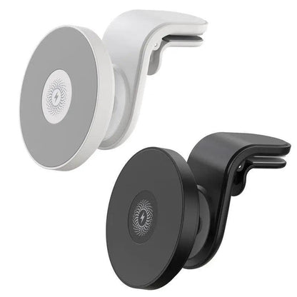 Wireless 15W Magnetic Car Mount Holder Charger For Iphone 13 12 Pro Max Magsafe - White