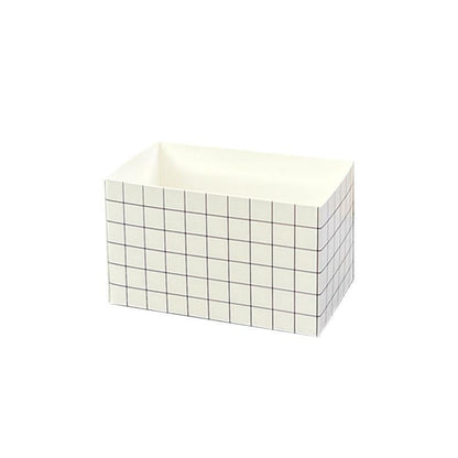 250PCS Sandwich Packaging Box Breakfast Hamburger Wrapping Box L Size - White