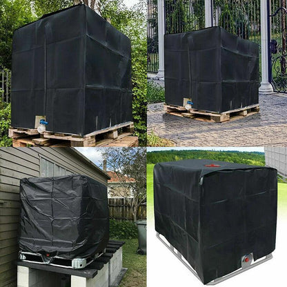 1000L IBC Water Tank Cover UV Resistant Oxford Hood for Outdoor Use