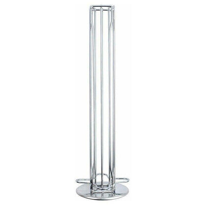 40 Capsules Rotating Coffee Pod Holder Rack for Nespresso Chrome Countertop Stand