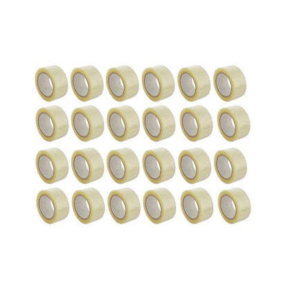 Clear Packing Tape 48mm x 100m for Carton Sealing 6 to 48 Rolls - 6 Rolls