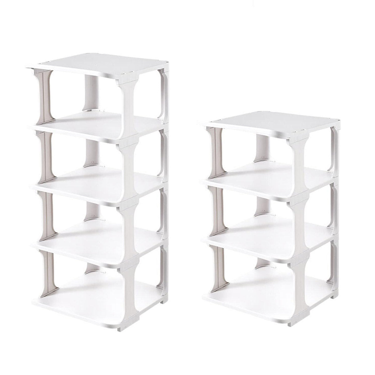 4/5Tier Shoe Rack Organizer Shelf Space Saving Storage Stand For Entryway Home - 5-Tier
