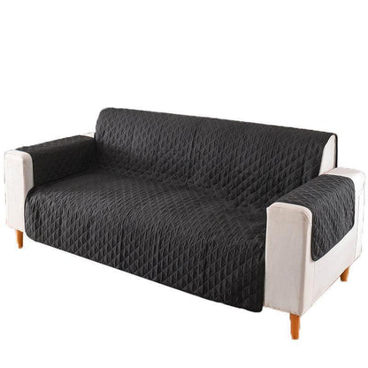 190x195cm Seater Pet Sofa Protector Cover Quilted Couch Covers Lounge Slipcover - Grey