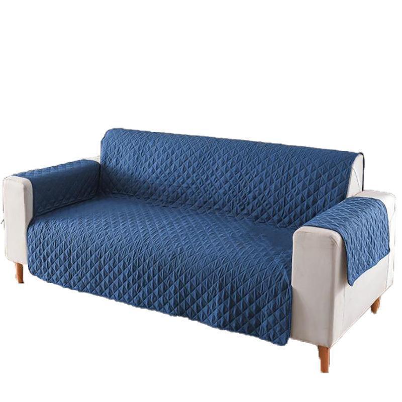 190x195cm Seater Pet Sofa Protector Cover Quilted Couch Covers Lounge Slipcover - Grey