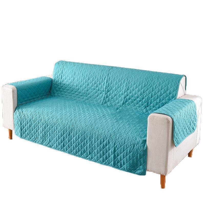190x195cm Seater Pet Sofa Protector Cover Quilted Couch Covers Lounge Slipcover - Grey