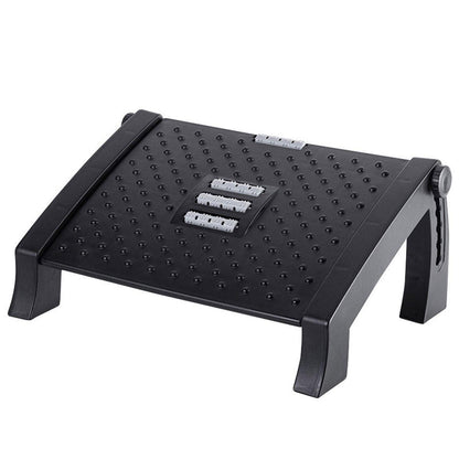 1PC Adjustable Office Foot Rest Pedal Stool Sofa Leg Support for Home or Desk Use - Grey