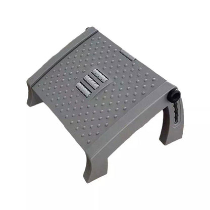 1PC Adjustable Office Foot Rest Pedal Stool Sofa Leg Support for Home or Desk Use - White