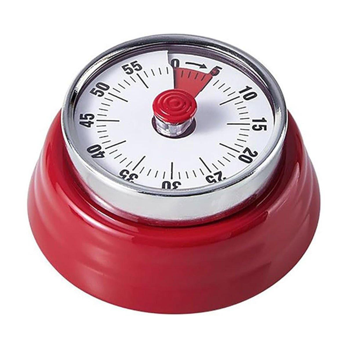 60 Minutes Visual Analog Timer Countdown Clock Time Management Kitchen Tool - Green