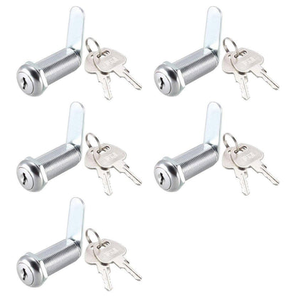 1/5/10pcs File Cabinet Drawer Milk Box Swivel Lock Small Round Security Lock - 20mm-10PCS