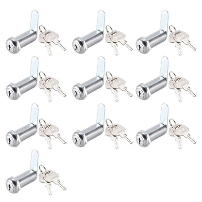 1/5/10pcs File Cabinet Drawer Milk Box Swivel Lock Small Round Security Lock - 25mm-10PCS