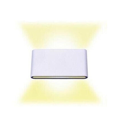 LED Wall Light IP65 Waterproof Modern Up Down Outdoor Indoor Sconce Lamp - Wall Light-Black-Cool