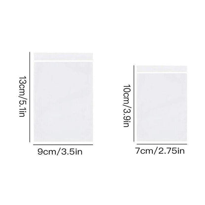 100X Bulk Clear Resealable PE Plastic Zip Bags - 32*45cm 100PCS