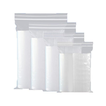 100X Bulk Clear Resealable PE Plastic Zip Bags - 32*45cm 100PCS