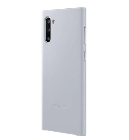 Samsung Galaxy Note 10 Leather Cover - Grey