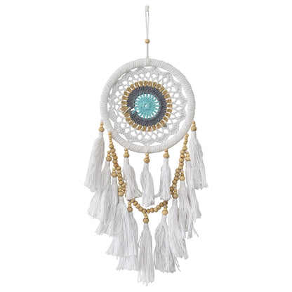 Handcrafted Boho Dream Catcher Layered Tassels & Beads 17x2cm