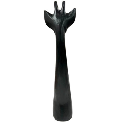 Handcrafted Black Giraffe Ornament 49cm