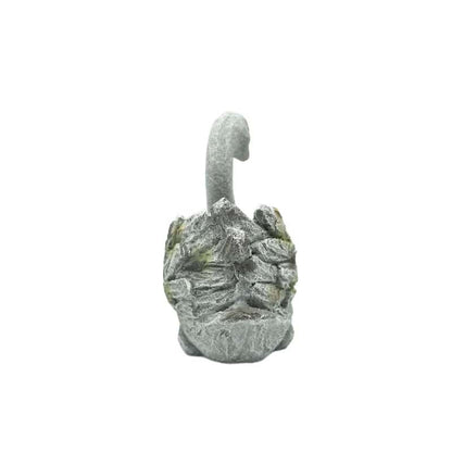 Elegant Swan Planter w Hole + Plug 34cm