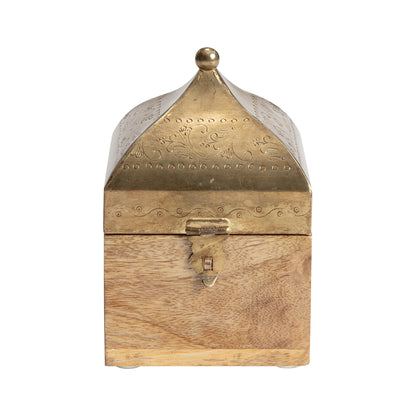 Handcrafted Contemporary Moroccan Square Box 17cm