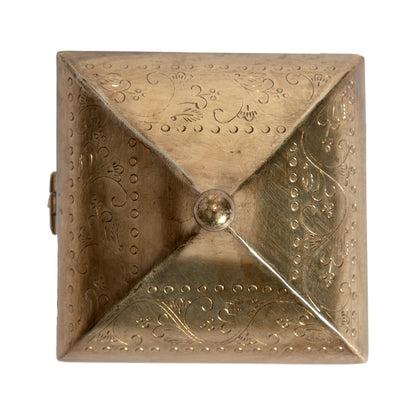 Handcrafted Contemporary Moroccan Square Box 17cm