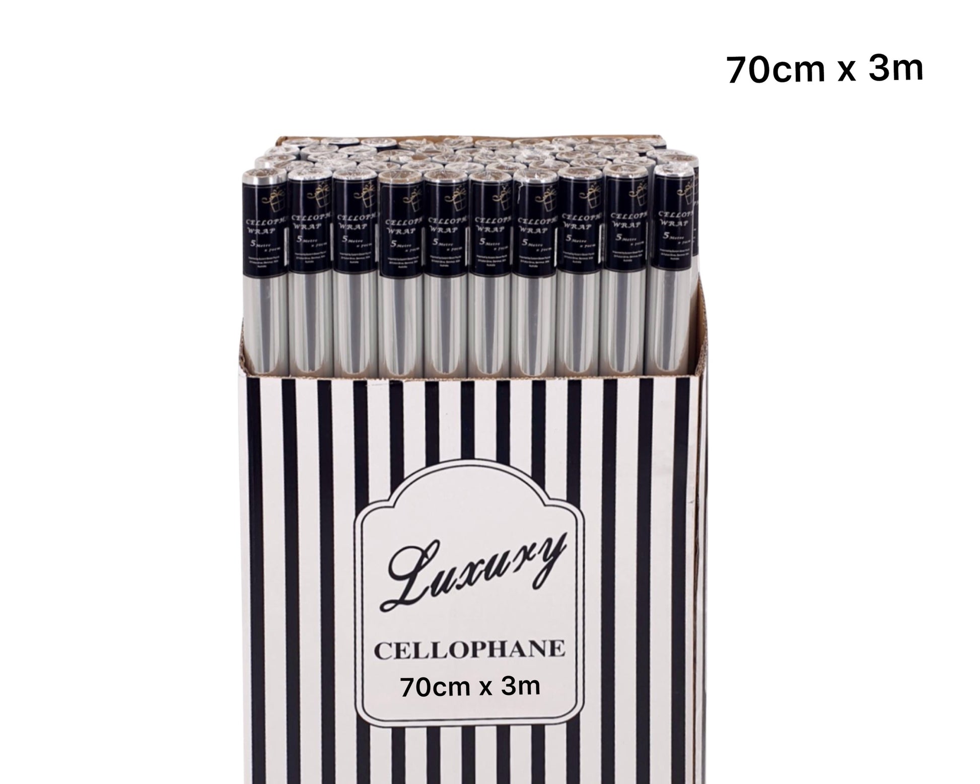 bulk 50 Cellophane 70cmx3m on 38mm Core