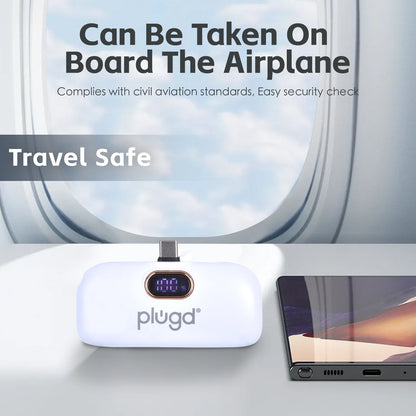 5000mAh 18.5W Mini USB-C Fast Charge Power Bank