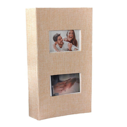 Photo album with luxurious cover Assorted colours Large 300 PCs 6 Inch - Red