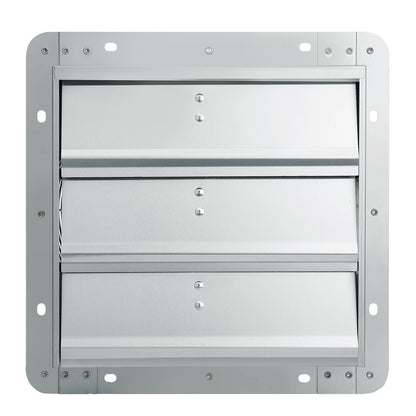 VEVOR Shutter Exhaust Fan, 254 mm High-speed 1400RPM 753 CFM, Aluminum Wall Mount Attic Fan with AC-motor, Ventilation and Cooling for Greenhouses, Garages, Sheds, Shops