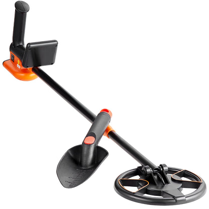 VEVOR Metal Detector for Kids, 150mm, Waterproof Search Coil with LCD Display, Adjustable 660.4-914.4 mm Gold Detector, Lightweight Carbon Fiber Stem for Junior & Youth Detecting Gold Coin Treasure