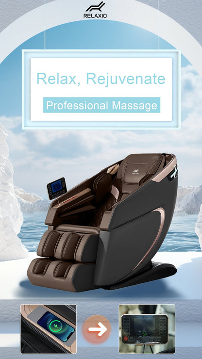 Premium Recliner Full Body Zero Gravity Massage Chair Grey