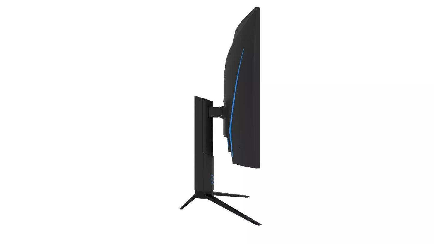 QMAX 31.5" Gaming Monitor Curved QHD 165Hz 2560*1440p 1ms with Build in Speakers Height Adjustable