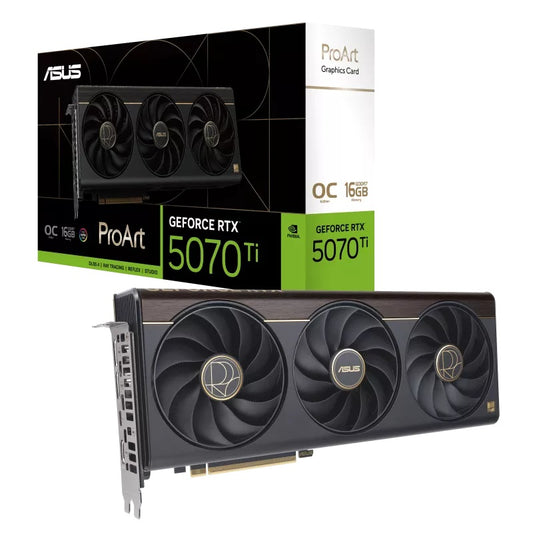 ASUS nVidia ProArt GeForce RTX™ 5070 Ti 16GB OC Edition, GDDR7, 256-bit, PCIe