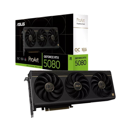 ASUS nVidia GeForce PROART-RTX5080 16GB GDDR7 OC Edition, 0752 CUDA, PCIe 5.0