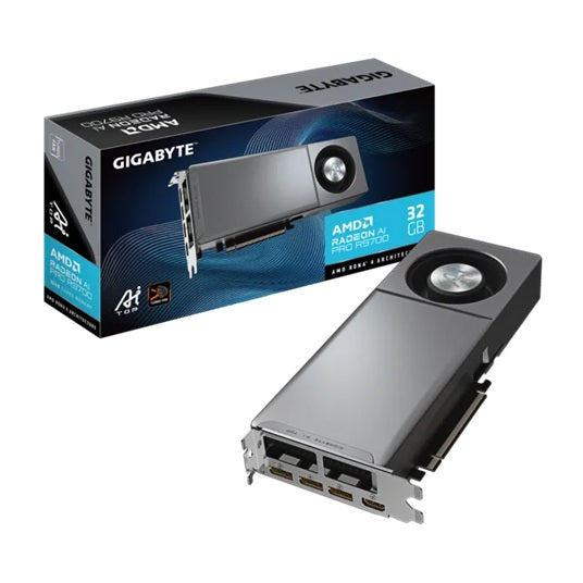 Gigabyte GV-R9700AI TOP-32GD, Radeon AI PRO R9700, 32GB GDDR6, 256 bit,750W