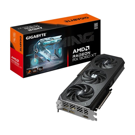 Gigabyte GV-R9060XTGAMING OC-8GD, Radeon™ RX 9060 XT, 8GB, GDDR6, PCI-E 5.0, ATX, HDMI 2.1b *2  (embargo)