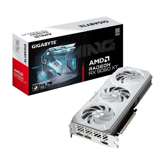 Gigabyte Radeon RX 9060 XT GAMING OC ICE 16G, GDDR6, 3320MHz boost, 2780MHz