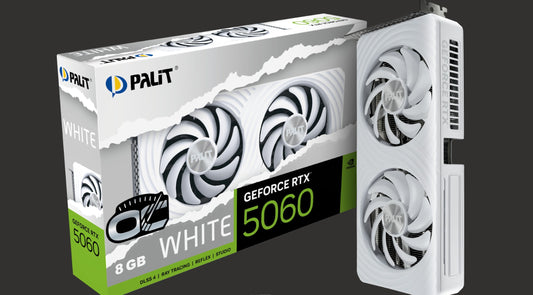 PALIT RTX5060 WHITE OC 8GB GDDR7 128bit 3-DP HDMI NE75060U19P1-GB2063M