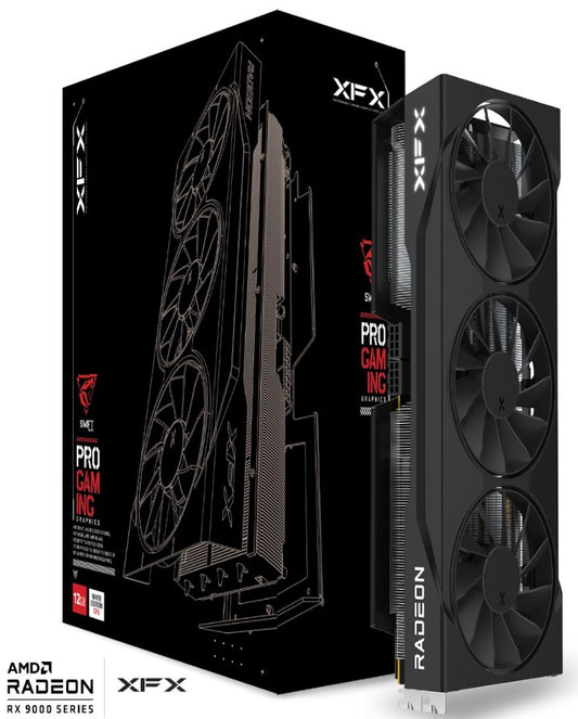 XFX Swift AMD Radeon RX 9070GRE Triple Fan Gaming Edition with 12GB GDDR6 HDMI