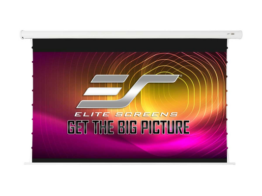 ELITE SCREENS 110 VMAX TAB TENSION 169 WHITE CASE