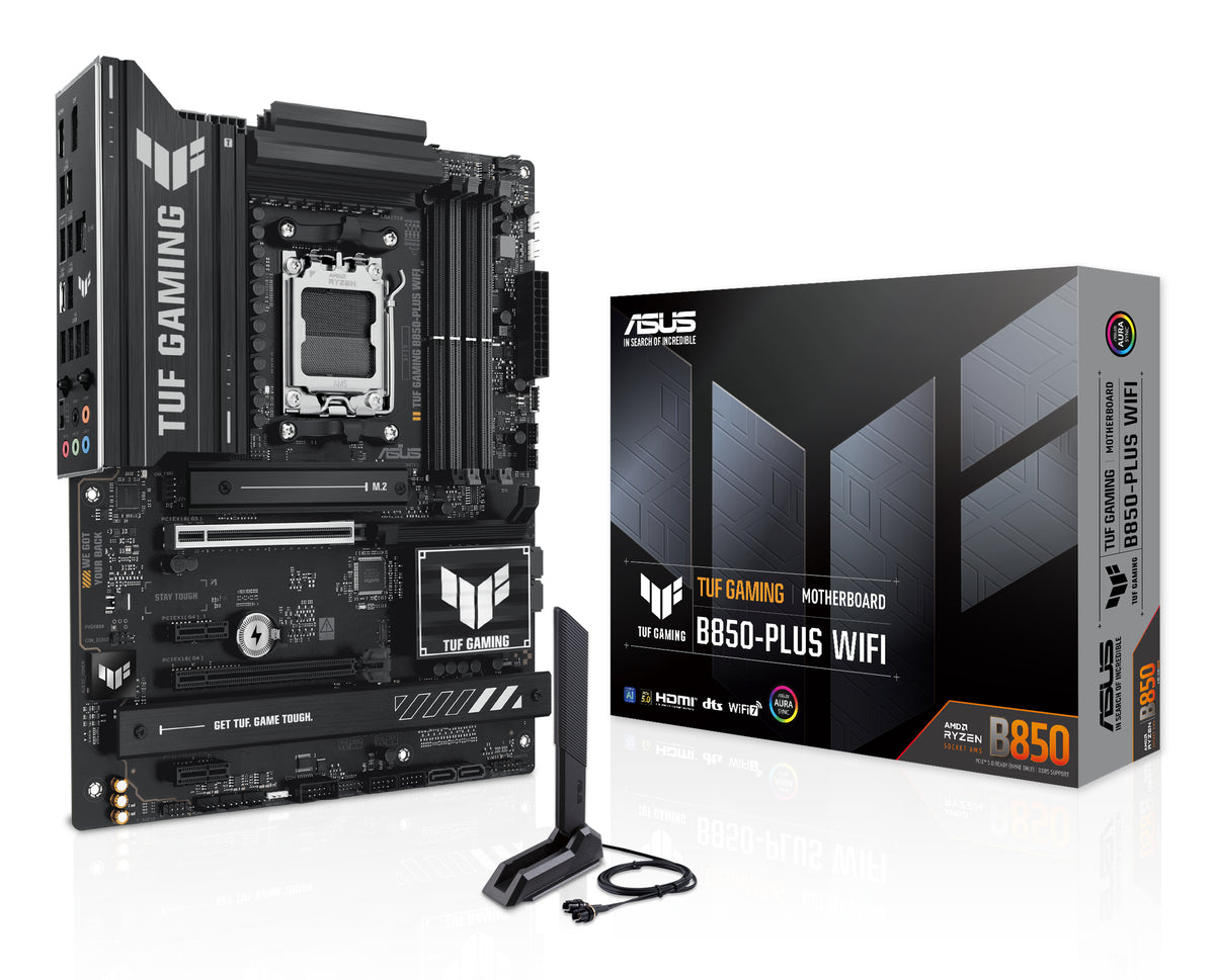 ASUS AMD TUF GAMING B850-PLUS WIFI (AM5) ATX Motherboard, DDR5 256GB, PCIe 5.0