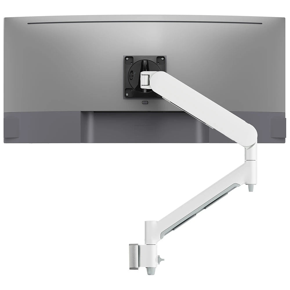 Atdec Single Monitor Dynamic Arm on Wall Channel - White
