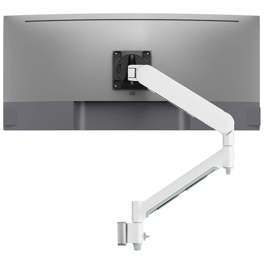 Atdec Single Monitor Dynamic Arm on Wall Channel - White