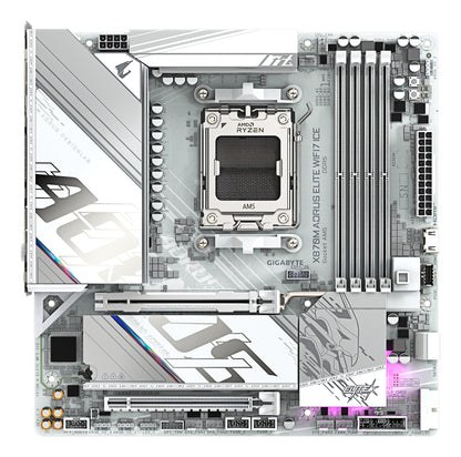 Gigabyte X870 AM5 ATX, Ryzen 9000/8000/7000, 4×DDR5 256GB, PCIe 5.0 M.2, USB4