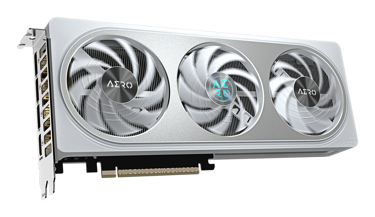 Gigabyte GeForce RTX™ 5060 Ti AERO OC 16G, 2647 MHz, CUDA TBD, 28 Gbps, GDDR7